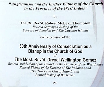 Commemorative Lecture Celebrating the 50th Anniversary of the Consecration of Drexel Gomez